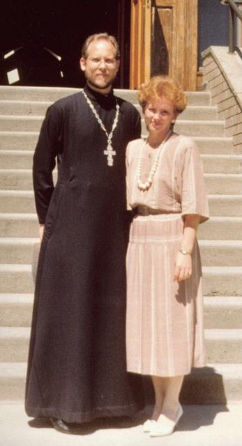 Newly ordained Fr Paul & Presbytera Nancy, June 24, 1988